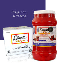 Cargar imagen en el visor de la galería, Cerezas sin Tallo - Caja c/4 Frascos de 2.70 Kg