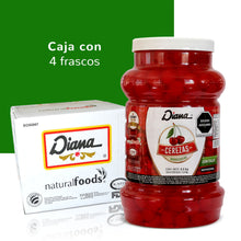 Cargar imagen en el visor de la galería, Cerezas con Tallo - Caja c/4 Frascos de 3.400 kg