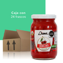 Cargar imagen en el visor de la galería, Cerezas con Tallo - Caja c/24 Frascos de 260 g