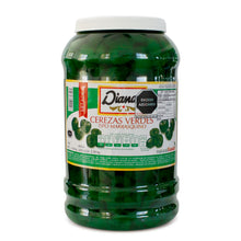 Cargar imagen en el visor de la galería, Cerezas Verdes en Mitades - Caja c/4 Frascos de 4.150 Kg