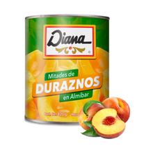 Cargar imagen en el visor de la galería, Duraznos en Mitades en Almíbar - Caja c/12 Latas 820 g